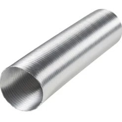 Aluminiumskanal uisolert Ø125x3000 mm