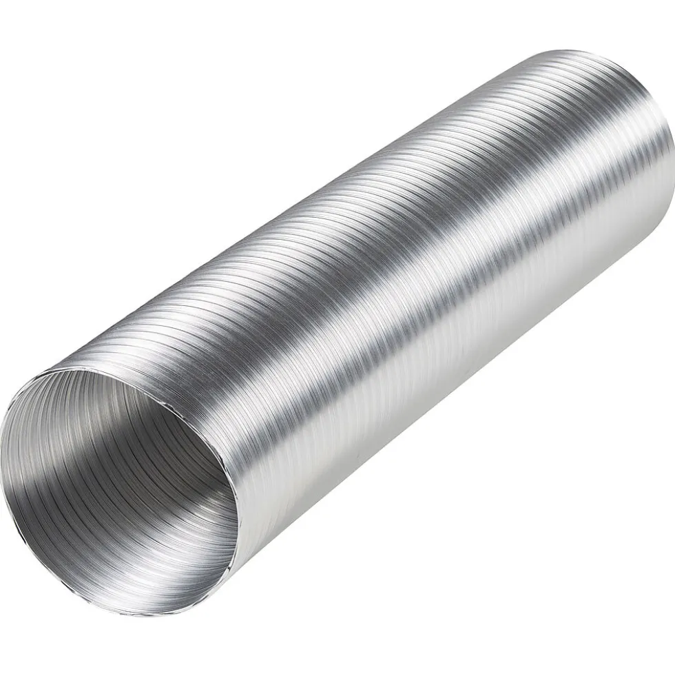 Aluminiumskanal uisolert Ø125x3000 mm