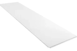Arbor sponpl vegg sp våtr 2440 hvit 12mm x 620 x 2440 fuktb n/f fas 2s