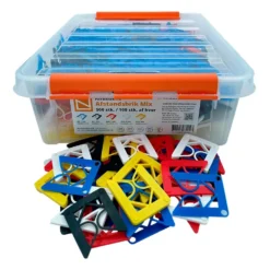Avstandbrikker Rationelle mix box plastboks á 500 stk