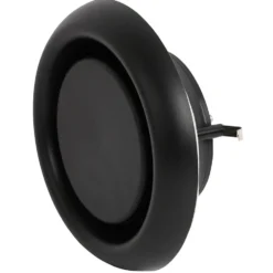 Avtrekksventil Ø125 mm sort