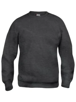 Basic genser rund hals 021030 Antrasitt 3XL