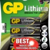 Batteri lithium AA 1,5 volt