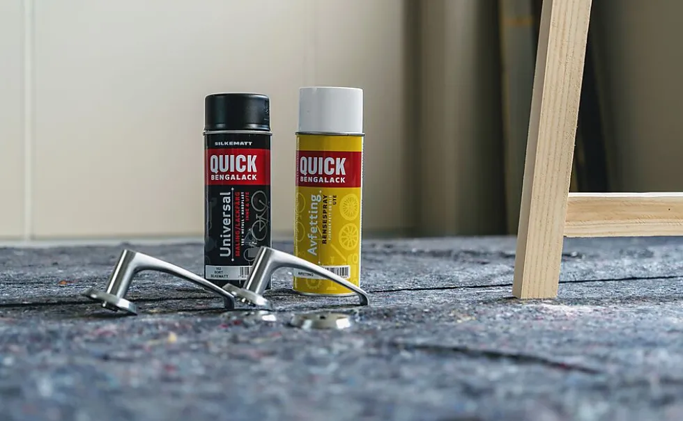 Bengalack spray 400ml havgud silkematt
