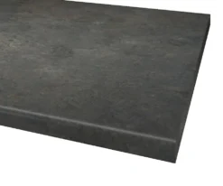 Benkeplate laminat postform lava black