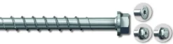 Betongskrue UC FBS II 8x90 A50 ultracut elforzinket 6-kant Tx40 tfix=40/25
