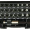 Bitsboks 31 deler sort torx, ph, pz, quick-lock