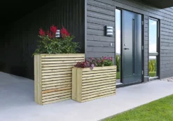 Blomsterkasse impregnert 103x30x67 cm