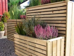 Blomsterkasse impregnert 103x30x67 cm