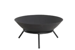 Bålpanne sort stål 56 cm