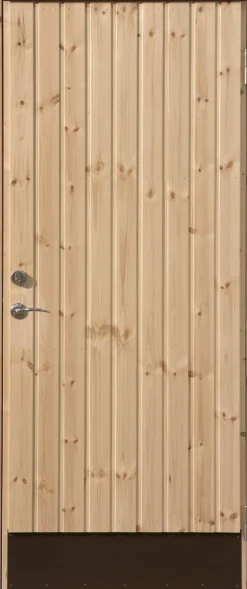 Boddør tett venstrehengslet 100x210 cm