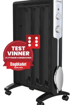 BOOSTER IIH 2000W sort frittstående varmeovn