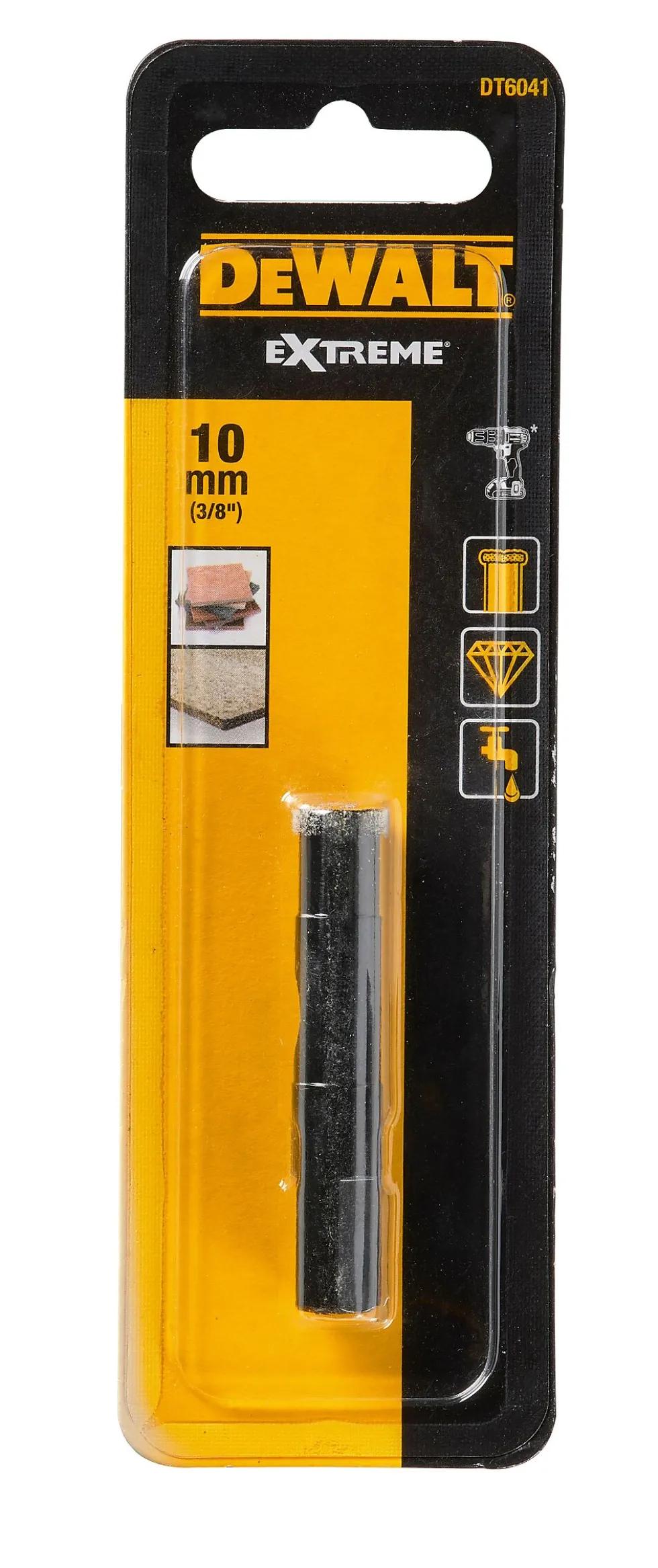 Bor fliser diamant 10mm dt6041