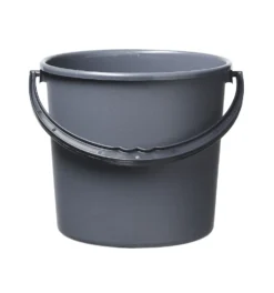 Bøtte plast 10 liter antracit