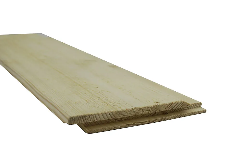 Buerkledning utvendig ubehandlet gran 19x148 mm