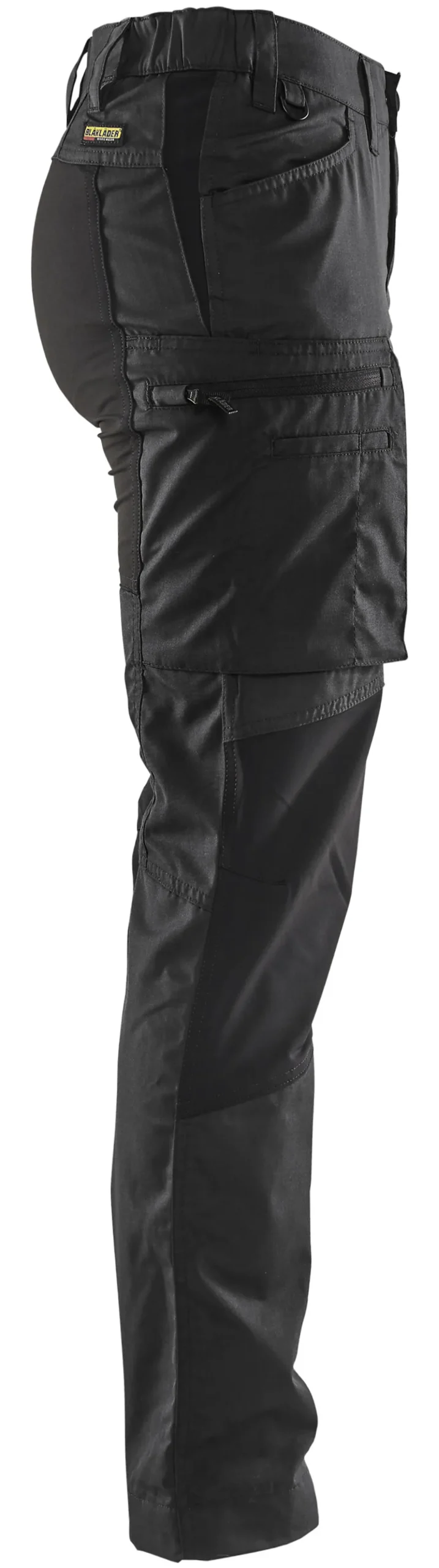 Bukse dame stretch 715918459900c32 svart med stretchpaneler