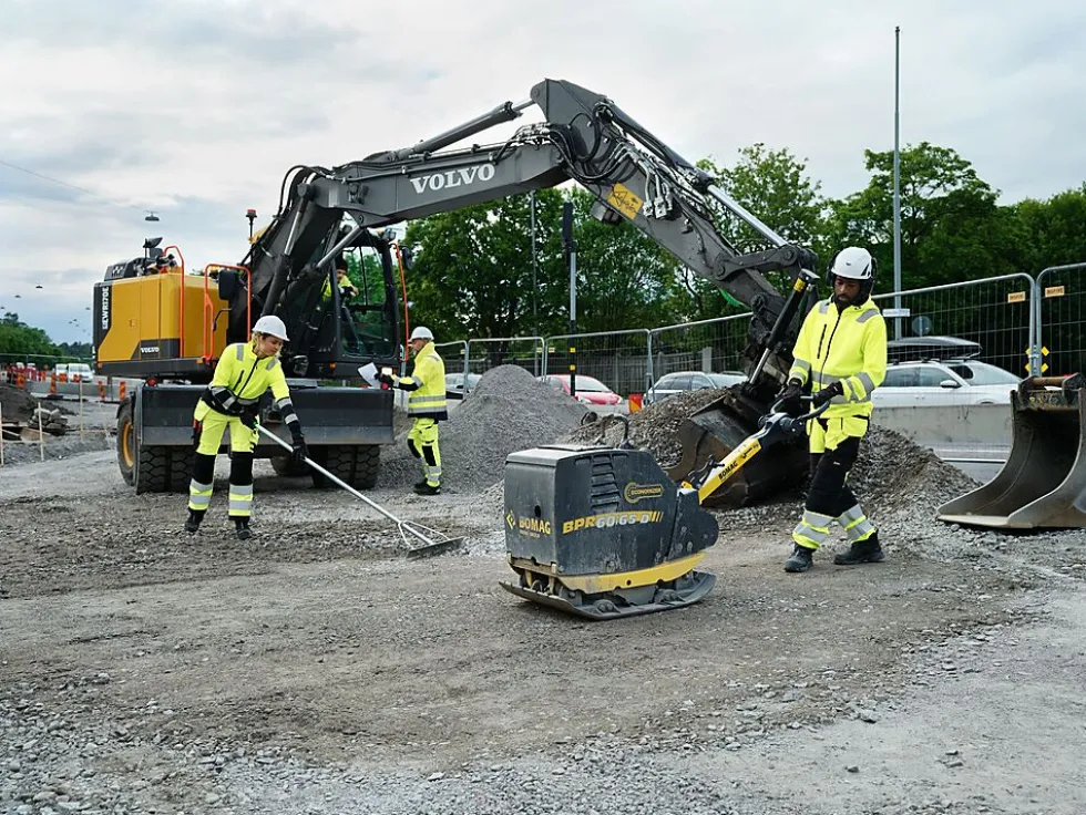 Bukse 6743 kl 2 dame highvis gul str 18