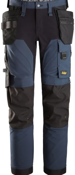 Bukse softshell blå/sort str 162