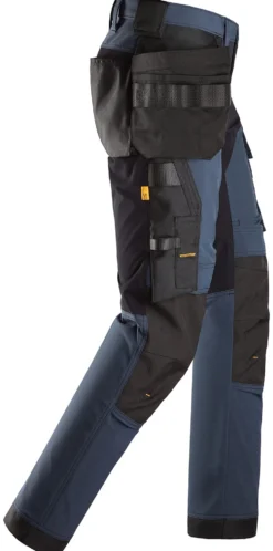 Bukse softshell blå/sort str 162