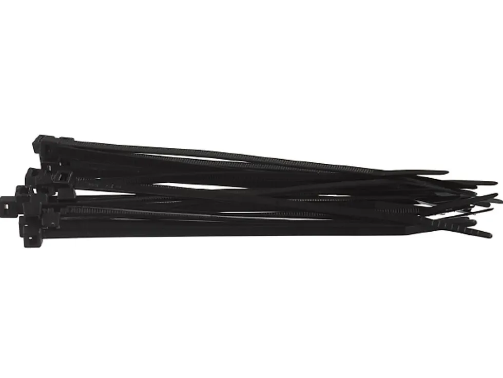 Buntebånd 140x3.6mm svart/20