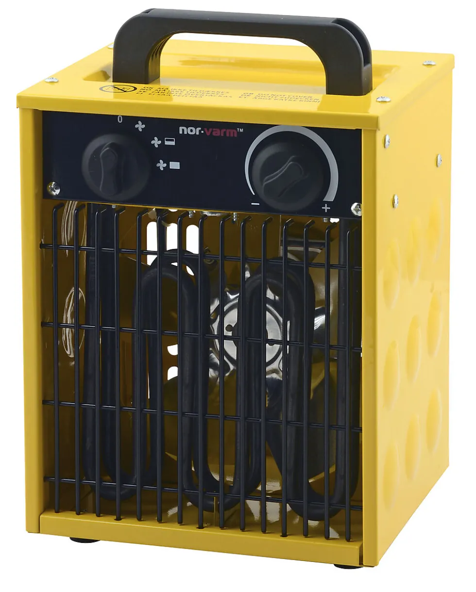 Byggtørker elektrisk 1000/2000W