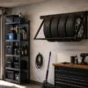 Dekkhylle veggmontert justerbar 92-148 cm