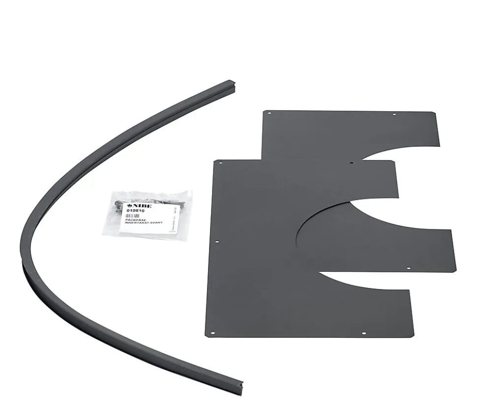 Dekkplate helisolert26-35gr svart