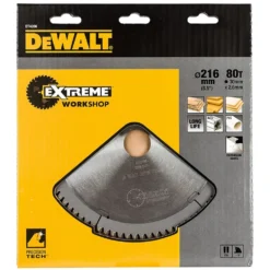 DEWALT sagblad DT4286 216x30 mm, 80 tenner