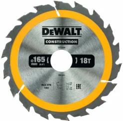 Dewalt sagblad 165x30 mm 18T DT1936