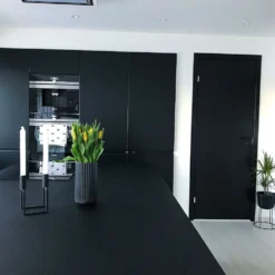 Dobbel innerdør Sletten Kompakt svart 173x210 cm