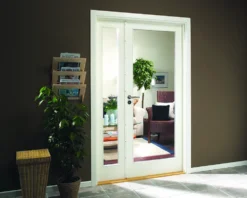 Dørbl easy gw1 10x20 klass hvit ncs s0500-n klart glass