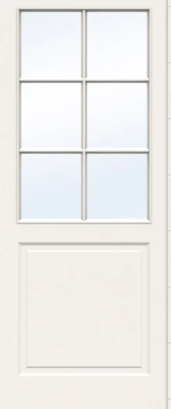 Dørbl sk style sp3 4x20 hvit skåtedørblad 4mm herdet glass