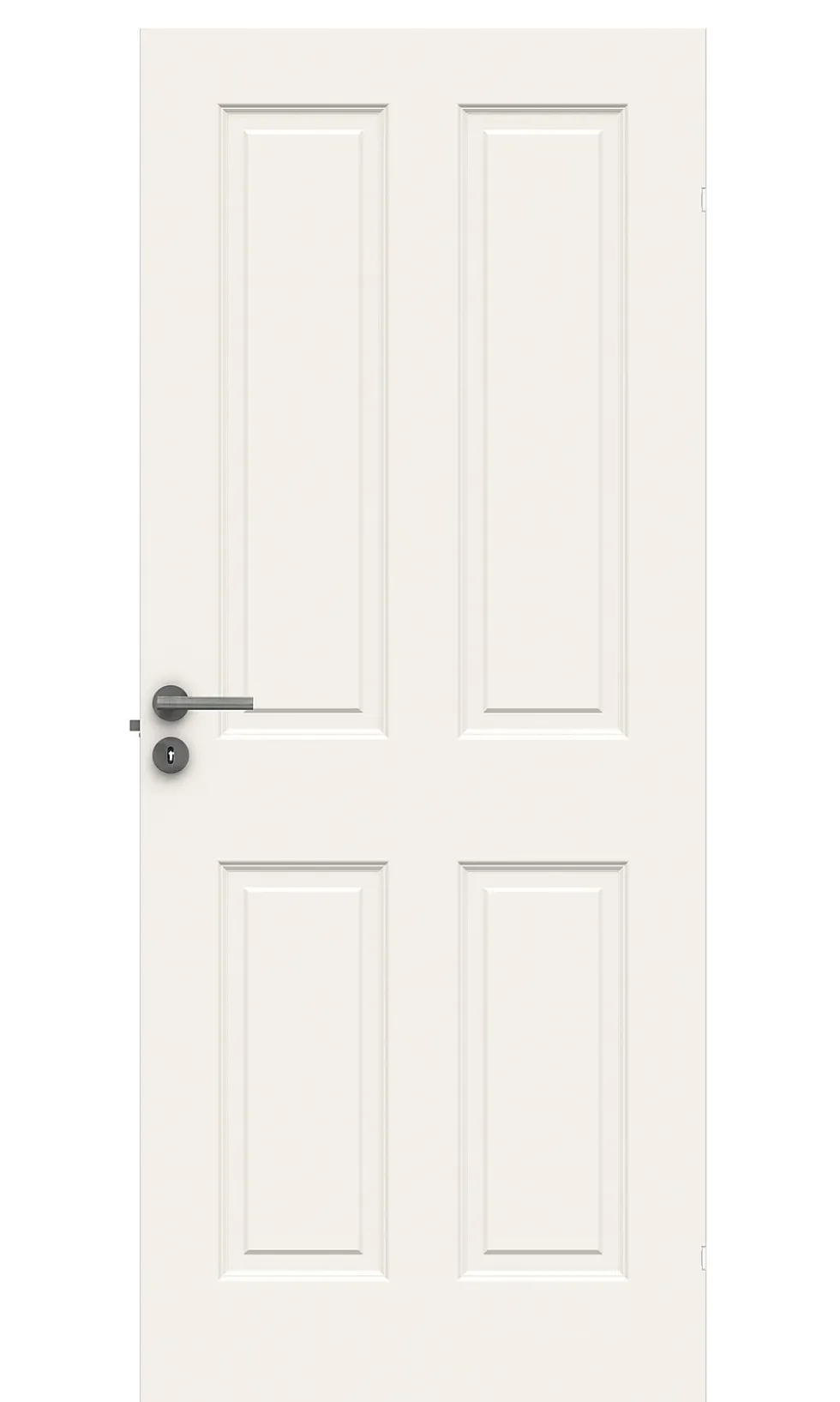 Dørbl style 04 9x21 hvit formpresset dør 4 speil