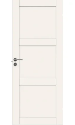 Dørbl unique 03l 9x21 hvit malt moderne fyllingsdør