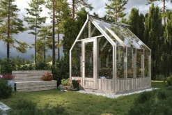 Drivhus Emilia glass tre 5,4 m²