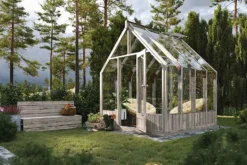 Drivhus Emilia glass tre 5,4 m²