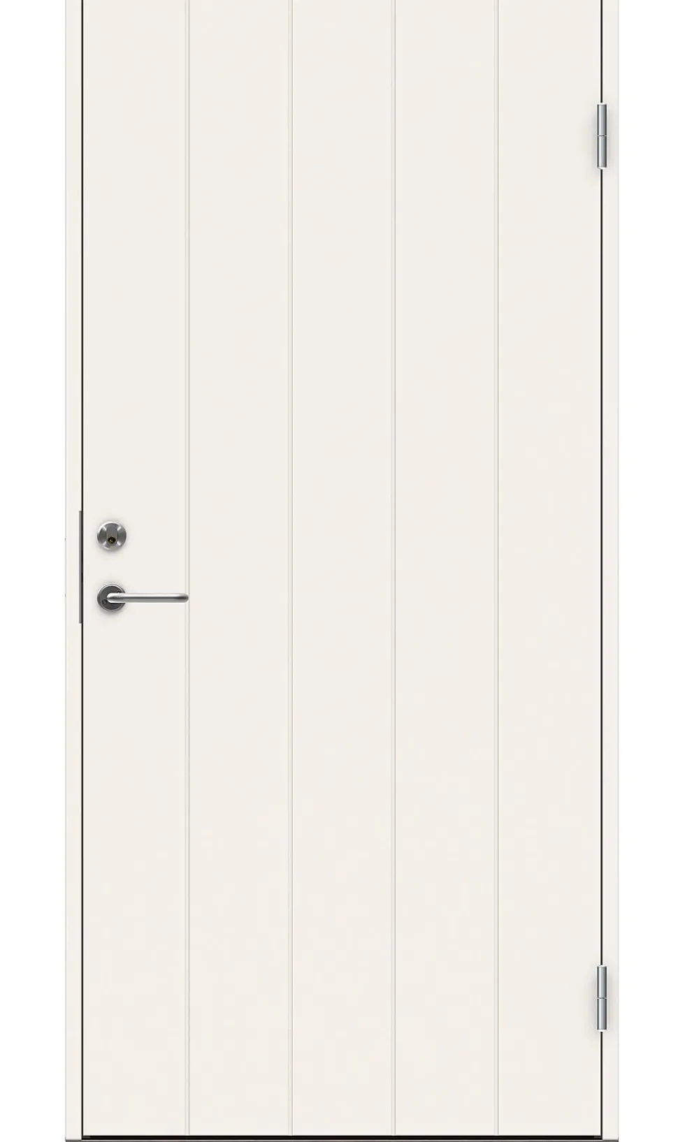 Dørsett yd p-100 10x21v hvit m/sylinder clever-line