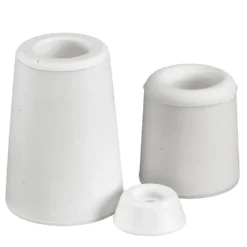 Dørstopper gummi 37x65mm hvit