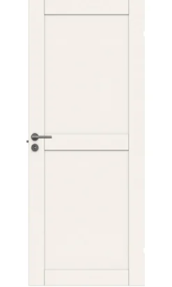 Dør unique 02l 9x21 hvit malt moderne fyllingsdør