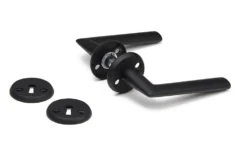 Dørvrider miami innv sort alu pp dt 38-42 mm