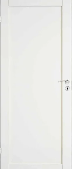Dør 9x21 ultra hvitmalt scanflex uten karm