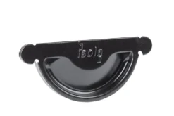 Endestykke stål 125 mm sort