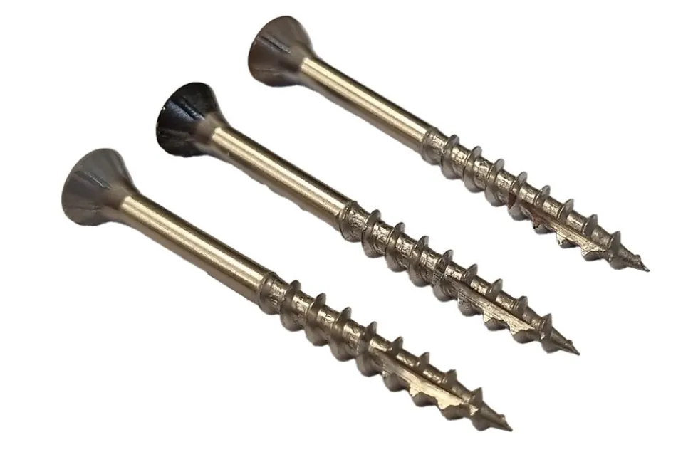 Fasadeskrue A4 T20 grå 4,5x48 mm 250 stk
