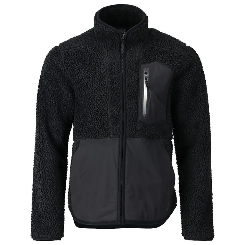 Fiberpelsjakke svart 4XL