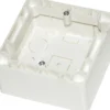 Forhøyningsramme for innfelt hvit 40 mm
