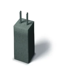 Fundament plint 500 2" med fast stolpesko