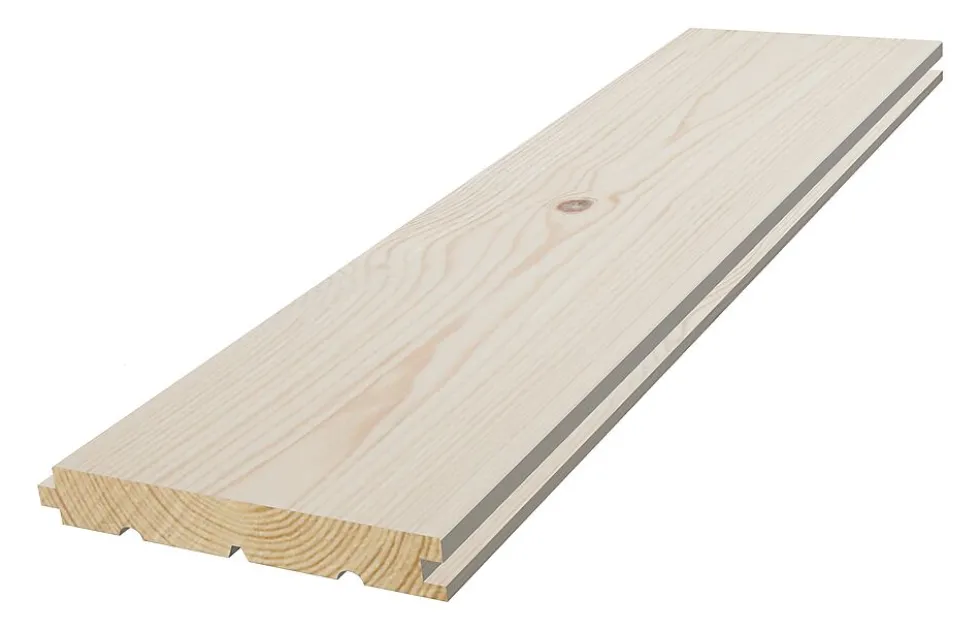 Furu 20x110/117 herregård sprekk oljet arctic børstet