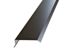 Gavlbeslag hardcoat sort stål 2 meter