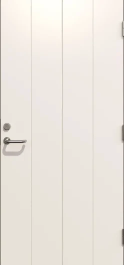 Gilje Lund ytterdør tett 99x209 cm venstrehengslet hvit