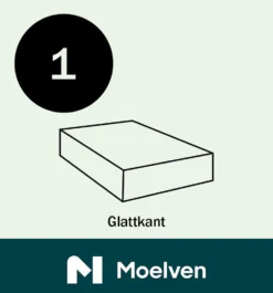 Glattkantlist furu hvit bomull S0502-Y 15x70x4400 mm